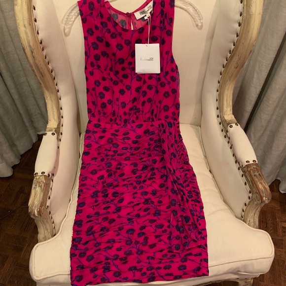New Diane Von Furstenberg silk floral dress